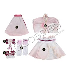 画像5: ラブライブ！サンシャイン!!　黒澤ルビィ　桜和装　コスプレ衣装 (5)