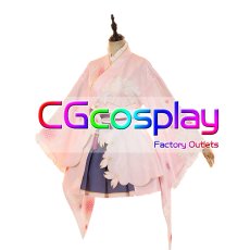 画像2: ラブライブ！サンシャイン!!　津島善子　桜和装　コスプレ衣装 (2)