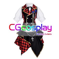 画像1: アイカツ!　藤堂ユリカ　ブロックチェック　コスプレ衣装 (1)