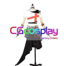 画像4: ラブライブ! School idol project　高坂穂乃果　ロック編　コスプレ衣装 (4)