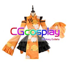 画像1: ラブライブ！スーパースター!!　Liella!　澁谷かのん　チャイナドレス風衣装ver.　コスプレ衣装 (1)