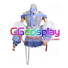 画像1: 新世紀エヴァンゲリオン　綾波レイ　ロックバンド　コスプレ衣装 (1)