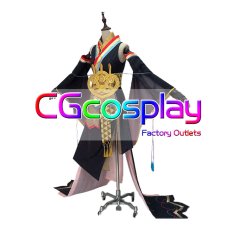 画像2: VOCALOID　巡音ルカ　夢を巡る音　陰陽師コラボ　コスプレ衣装 (2)