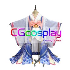 画像1: 本格幻想RPG 陰陽師　かぐや姫　京影武韻　コスプレ衣装 (1)