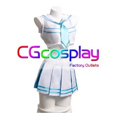 画像1: ブルーアーカイブ　小鳥遊ホシノ　チアガール　コスプレ衣装 (1)