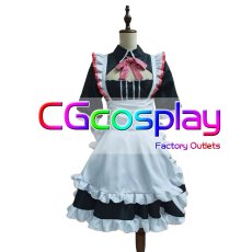 画像1: SummerPockets　空門蒼　メイド　コスプレ衣装 (1)