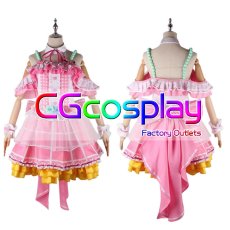 画像1: BanG Dream!（バンドリ!）　丸山彩　ドリームイルミネート　2周年　コスプレ衣装 (1)