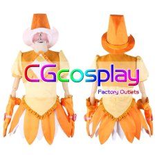 画像1: も〜っと！おジャ魔女どれみ　藤原はづき　魔女見習い服　コスプレ衣装 (1)