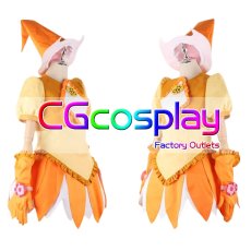 画像2: も〜っと！おジャ魔女どれみ　藤原はづき　魔女見習い服　コスプレ衣装 (2)