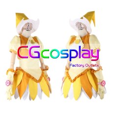 画像2: も〜っと！おジャ魔女どれみ　飛鳥ももこ　魔女見習い服　コスプレ衣装 (2)