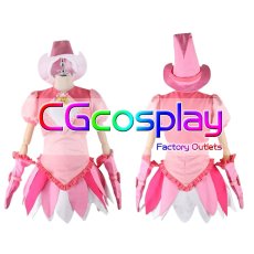 画像1: も〜っと！おジャ魔女どれみ　春風ぽっぷ　魔女見習い服　コスプレ衣装 (1)
