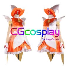 画像2: も〜っと！おジャ魔女どれみ　藤原はづき　コスプレ衣装 (2)