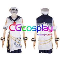 画像10: プロジェクトセカイ カラフルステージ！ feat. 初音ミク　桐谷遥　セイラーキャプテン　思い出はドーナツとともに　コスプレ衣装 (10)