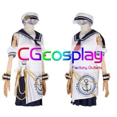 画像11: プロジェクトセカイ カラフルステージ！ feat. 初音ミク　桐谷遥　セイラーキャプテン　思い出はドーナツとともに　コスプレ衣装 (11)