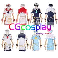 画像13: プロジェクトセカイ カラフルステージ！ feat. 初音ミク　桐谷遥　セイラーキャプテン　思い出はドーナツとともに　コスプレ衣装 (13)