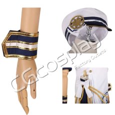 画像6: プロジェクトセカイ カラフルステージ！ feat. 初音ミク　桐谷遥　セイラーキャプテン　思い出はドーナツとともに　コスプレ衣装 (6)