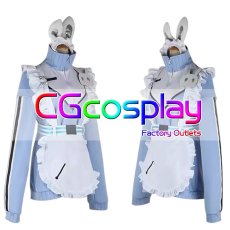 画像2: バーチャルYouTuber　VTuber　兎咲ミミ　ジャージメイド　コスプレ衣装 (2)