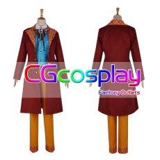 画像2: A3!(エースリー)　御影密　月夜の完全犯罪　ミックス公演　Scarlet Mirror　ホームズ役　コスプレ衣装 (2)