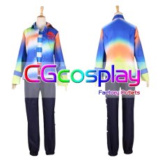 画像3: A3!(エースリー)　斑鳩三角　夏組第三回公演　抜錨！スカイ海賊団　コスプレ衣装 (3)