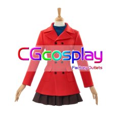 画像1: 新世紀エヴァンゲリオン　惣流・アスカ・ラングレー　コート姿　コスプレ衣装 (1)