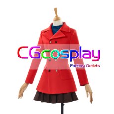 画像2: 新世紀エヴァンゲリオン　惣流・アスカ・ラングレー　コート姿　コスプレ衣装 (2)