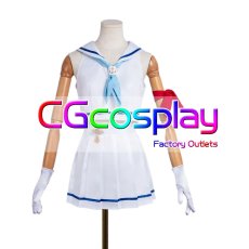 画像2: ソードアート・オンライン　アスナ　セーラー服　コスプレ衣装 (2)