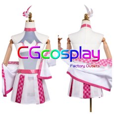 画像1: Fate/kaleid liner プリズマ☆イリヤ Licht 名前の無い少女　イリヤ　レースクイーン　コスプレ衣装 (1)