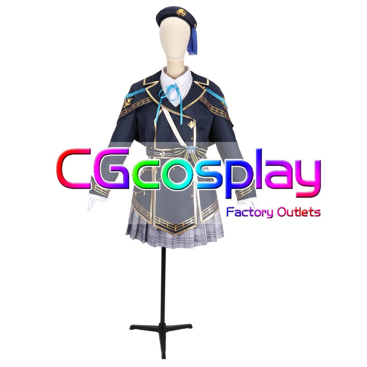 画像2: バーチャルYouTuber　Vtuber　雨海ルカ　コスプレ衣装 (2)