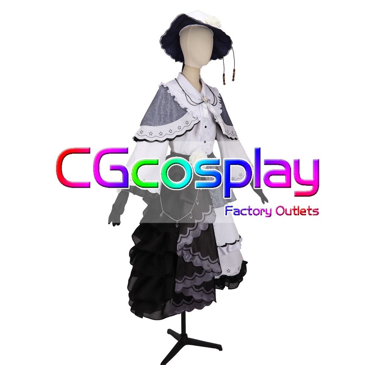 画像4: 魔法少女ノ魔女裁判　月代ユキ　コスプレ衣装 (4)
