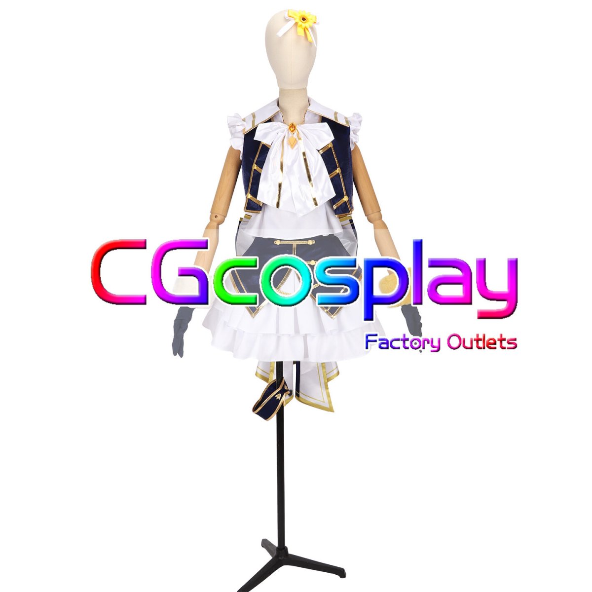 画像2: バーチャルYouTuber　Vtuber　本間ひまわり　5th Anniversary　SYMPHONIA　コスプレ衣装 (2)