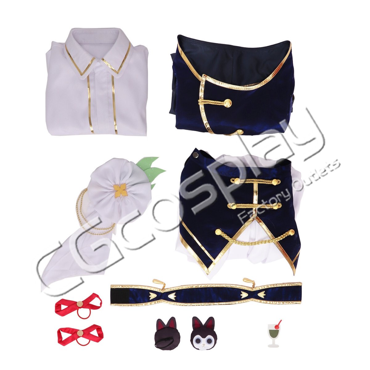 画像4: バーチャルYouTuber　VTuber　戌亥とこ　5th Anniversary　SYMPHONIA　コスプレ衣装 (4)