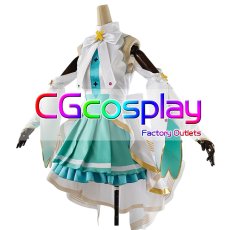 画像2: プロジェクトセカイ カラフルステージ！ feat. 初音ミク　初音ミク　劇場版　壊れたセカイと歌えないミク　コスプレ衣装 (2)