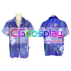 画像1: バーチャルYouTuber　VTuber　剣持刀也　アロハシャツ　コスプレ衣装 (1)