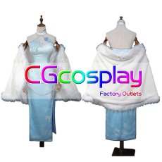画像1: アズールレーン　能代　冬雪の薫香　コスプレ衣装 (1)
