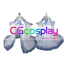 画像1: Re:ゼロから始める異世界生活　ラム　Crystal Dress Ver.　コスプレ衣装 (1)