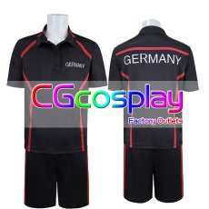 画像1: テニスの王子様　ドイツ　ユニフォーム　コスプレ衣装 (1)