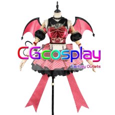 画像2: ラブライブ！サンシャイン!!　Aqours　こあくま♡あいどるふぇあ in ゲーマーズ　渡辺曜　高海千歌　国木田花丸　黒澤ダイヤ　黒澤ルビィ　津島善子　松浦果南　小原鞠莉　桜内梨子　コスプレ衣装 (2)