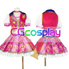 画像1: アイカツスターズ!　虹野ゆめ　ドレスラバーチャーム　コスプレ衣装 (1)