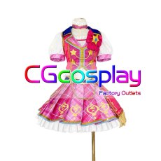 画像2: アイカツスターズ!　虹野ゆめ　ドレスラバーチャーム　コスプレ衣装 (2)