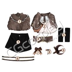 画像7: しゅごキャラ!　ほしな歌唄　サンリオコラボ　コスプレ衣装 (7)