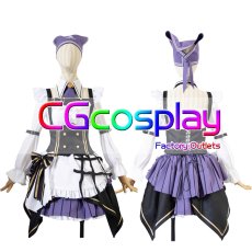 画像1: バーチャルYouTuber　VTuber　Shiori Novella(シオリ・ノヴェラ)　スシロー　コスプレ衣装 (1)