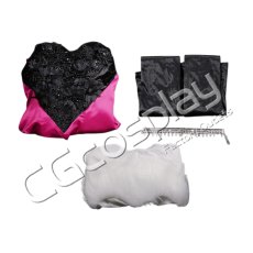 画像14: ハズビンホテル（Hazbin Hotel）　エンジェル・ダスト（Angel Dust）　Losin' Streak　サテン生地　コスプレ衣装 (14)