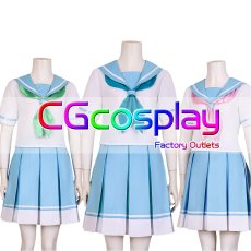 画像2: リズと青い鳥　鎧塚みぞれ　剣崎梨々花　黄前久美子　半袖セーラー服　コスプレ衣装 (2)