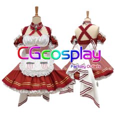 画像1: バーチャルYouTuber　VTuber　宝鐘マリン　メイド　あくありうむ。　コスプレ衣装 (1)