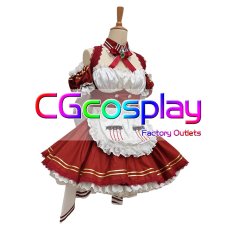 画像3: バーチャルYouTuber　VTuber　宝鐘マリン　メイド　あくありうむ。　コスプレ衣装 (3)