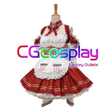 画像4: バーチャルYouTuber　VTuber　宝鐘マリン　メイド　あくありうむ。　コスプレ衣装 (4)