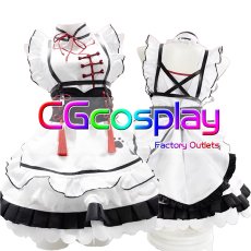 画像2: バーチャルYouTuber　VTuber　花芽なずな　チャイナメイド　コスプレ衣装 (2)