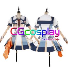 画像2: ラブライブ！スーパースター!!　Liella!　澁谷かのん　OPEN THE G☆TE!!!　7thライブテーマソング　コスプレ衣装 (2)