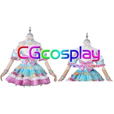画像1: アイカツスターズ!　虹野ゆめ　レインボースカイ　コスプレ衣装 (1)