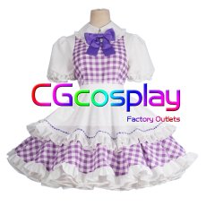 画像3: アイカツ!　紫吹蘭　カントリー風ワンピースver.　コスプレ衣装 (3)